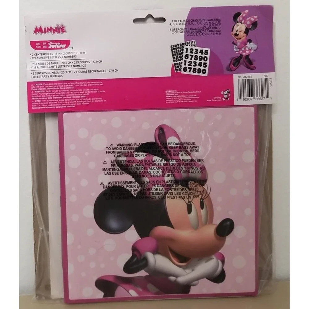 Disney Junior Minnie Mouse Party Table Two Centerpiece - 8